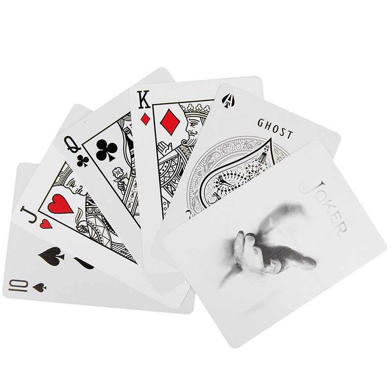 White ghost playing cards sale